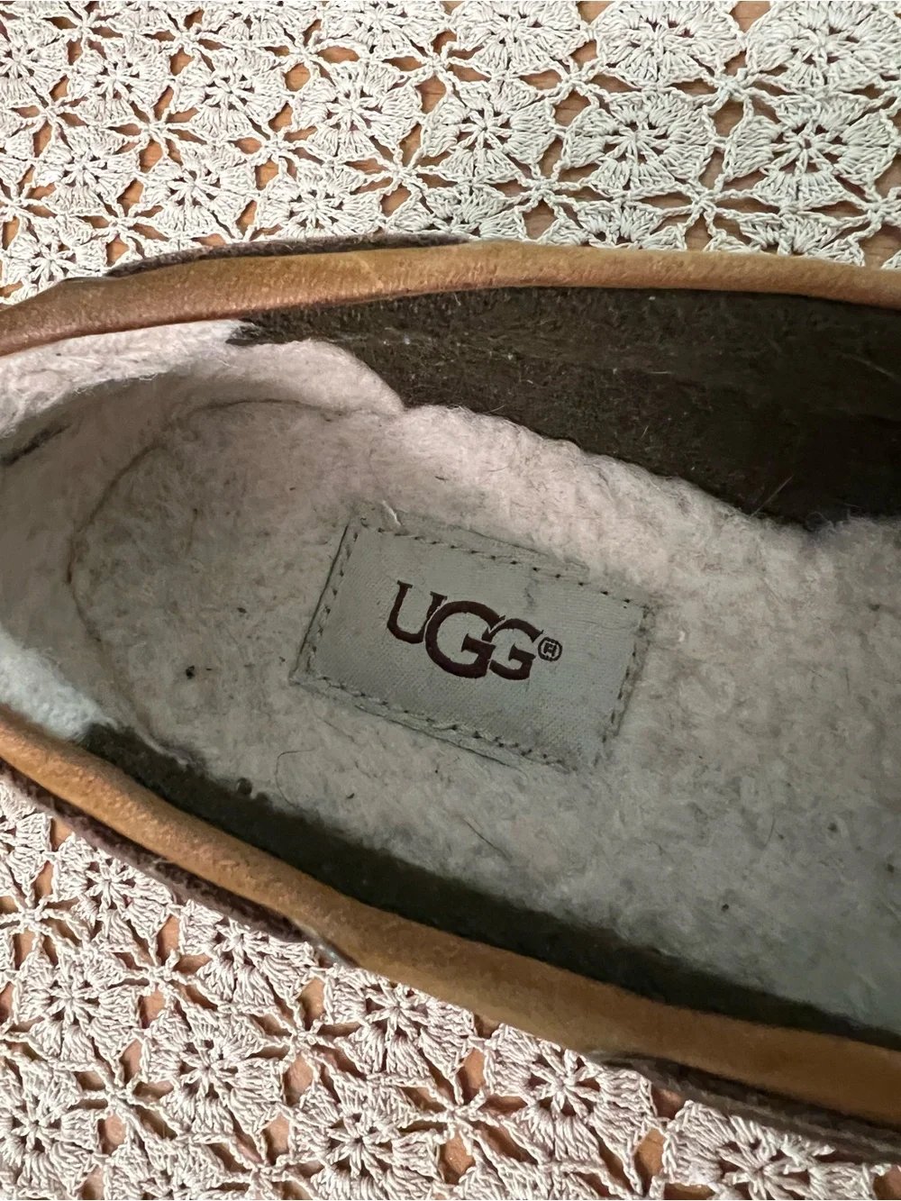 Ugg Red Rain Moccasins
